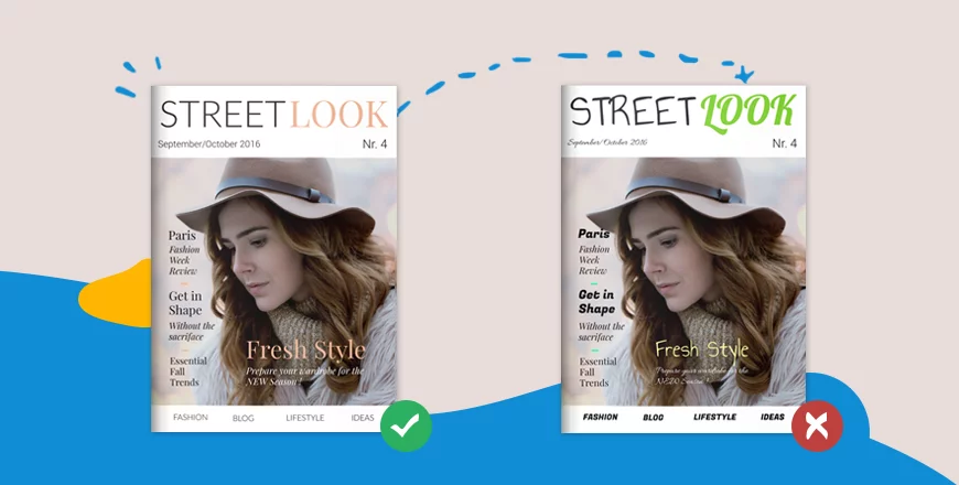 design mistakes magazine covers